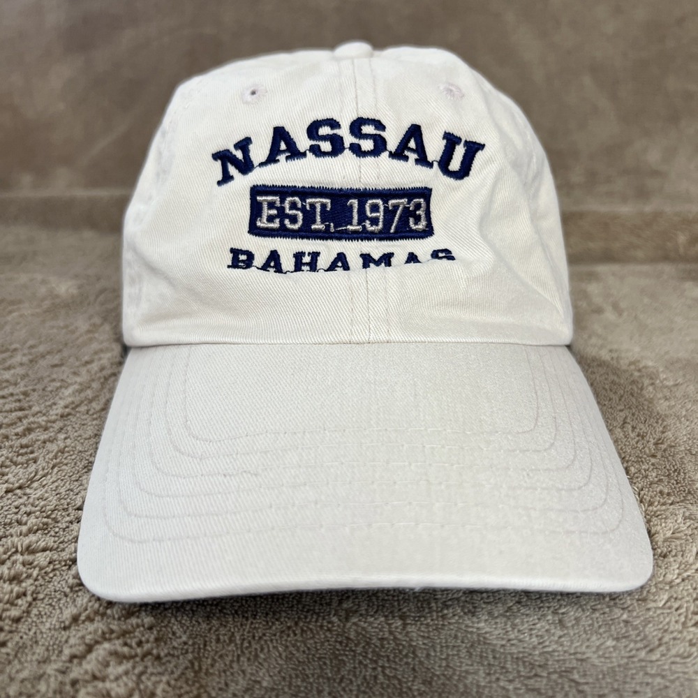 Nassau Bahamas 1973 Hat OSFA Solid Adjustable Embroidered Dad Hat Vacation Cap